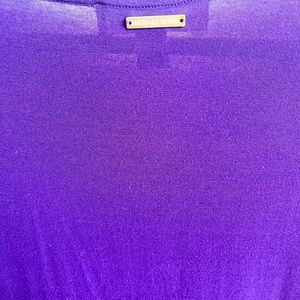 Dressy Michael Kors layered top, SZ L. Beautifully purple, perfect condition.